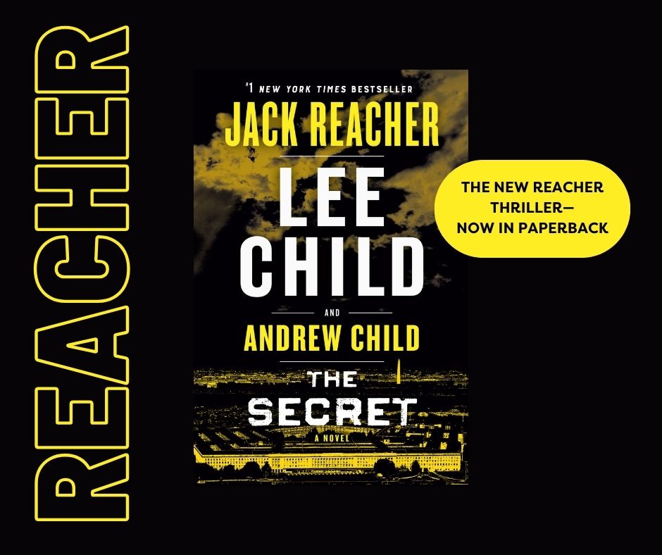 US Readers – today's the day. The latest Jack #Reacher thriller, The Secret is out now in paperback, including an excerpt of the brand new book IN TOO DEEP. Get yours now: bit.ly/US_TheSecret