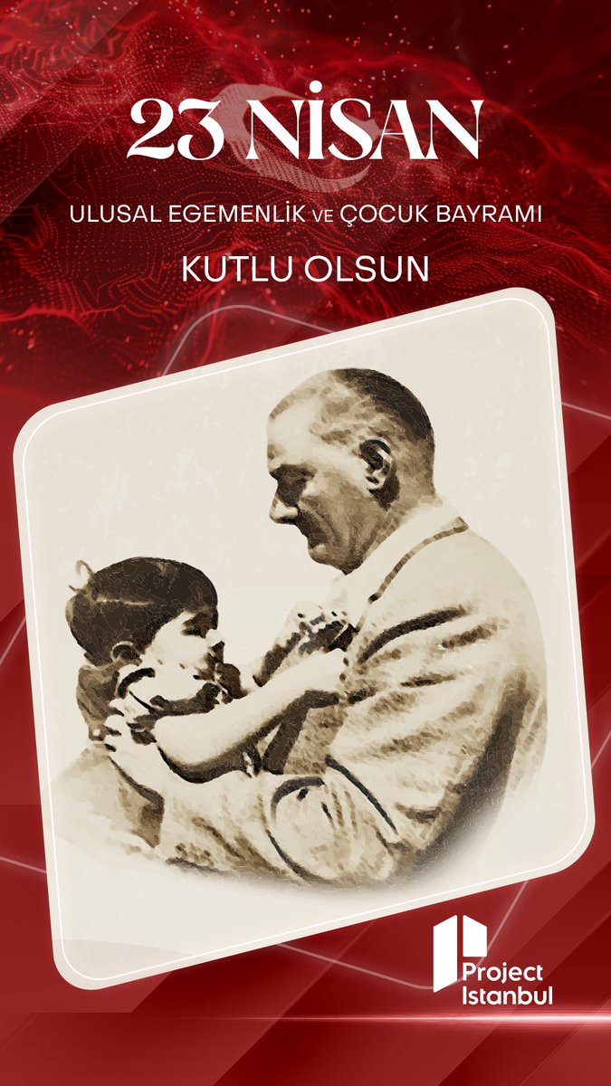 Projectlstanbul's tweet photo. 23 Nisan Ulusal Egemenlik ve Çocuk Bayramı kutlu olsun 🇹🇷 https://t.co/iA2Xb9h9Qv