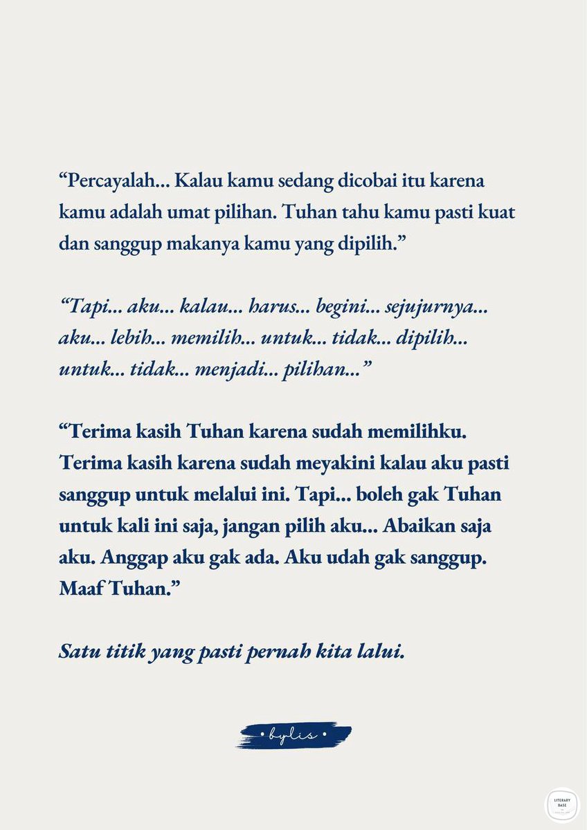 Karya — Pernahkah kalian sampai di titik ini?