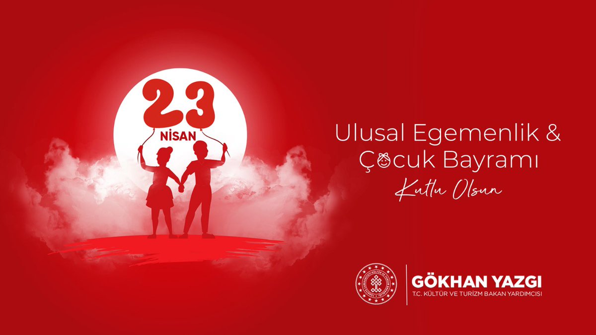 Tüm çocuklarımızın 23 Nisan Ulusal Egemenlik ve Çocuk Bayramı kutlu olsun. Cumhuriyetimizin kurucusu Gazi Mustafa Kemal Atatürk’ü, tüm silah arkadaşlarını ve şehitlerimizi rahmetle ve saygıyla anıyorum. 🇹🇷