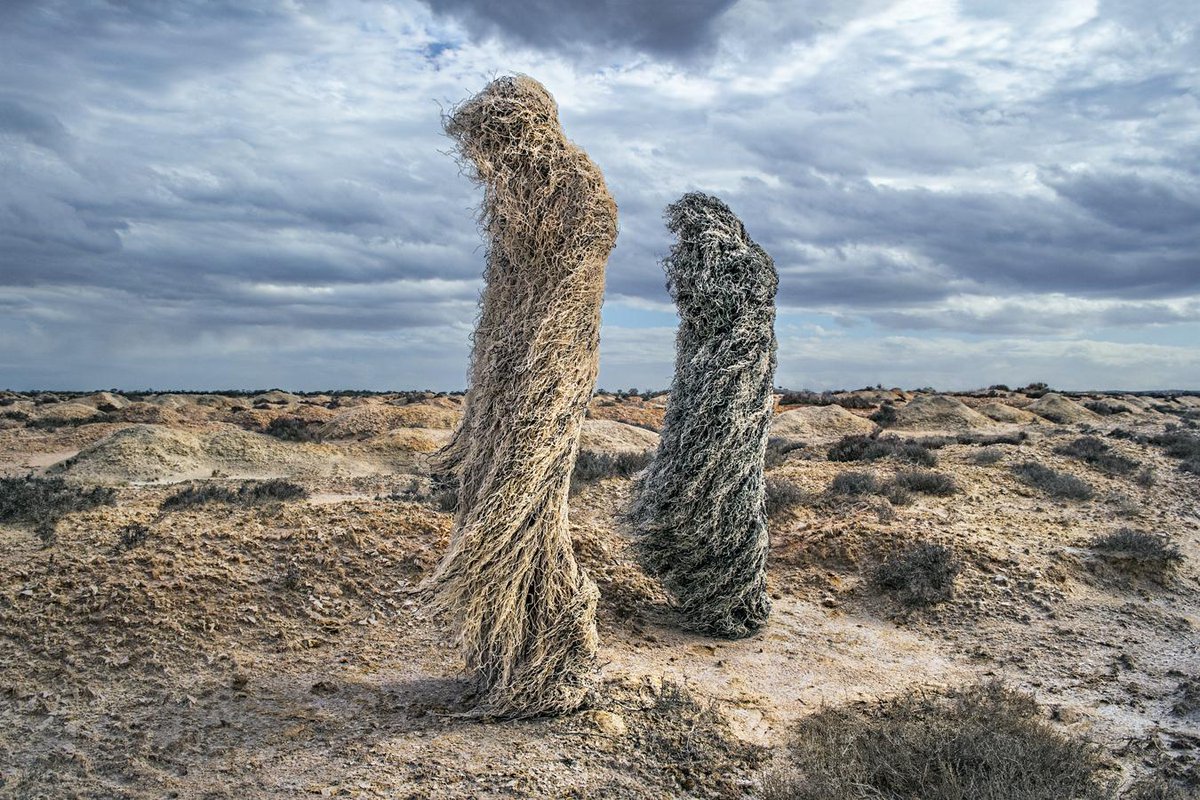 Study for Hattah man and Hattah woman, 2013 - by Polixeni Papapetrou (1960 - 2018), Australian