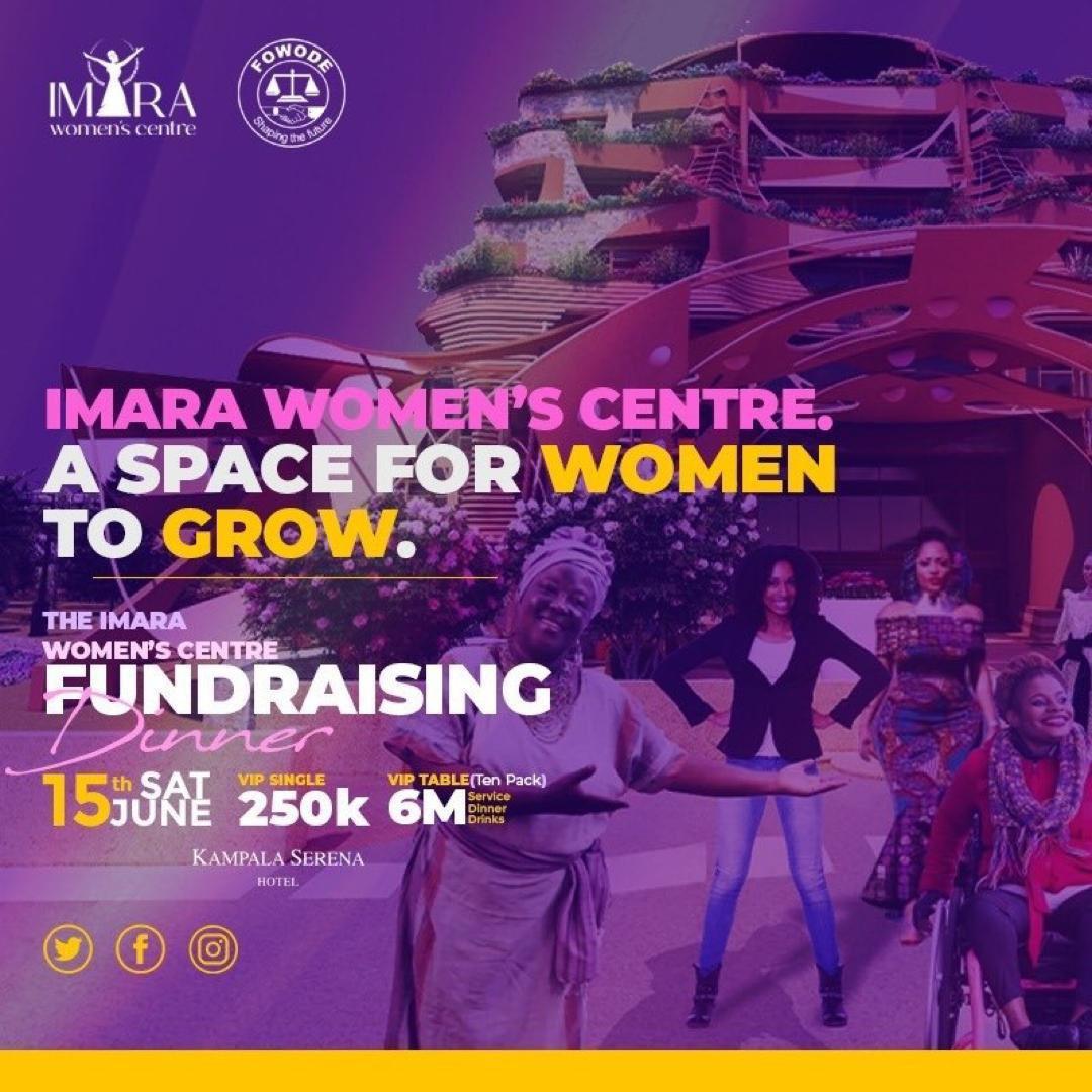 Imagine a space where women thrive, where their needs are met and their voices heard. Join us and @FOWODE_UGANDA for a Fundraising Dinner to support the vision of the IMARA WOMEN'S CENTRE. Together, let's create a brighter future.@patriciamunabi #ImaraCentre #ImagineImaraWithUs