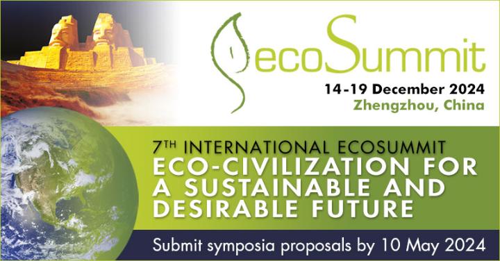 Organise a Symposium at #EcoSummit2024. Proposals are invited by 10 May 2024 on the general themes: Terrestrial #EcologicalSystems | #Ecology and Biodiversity | Policy and Governance. Submit your proposal now at: spkl.io/6011408hN