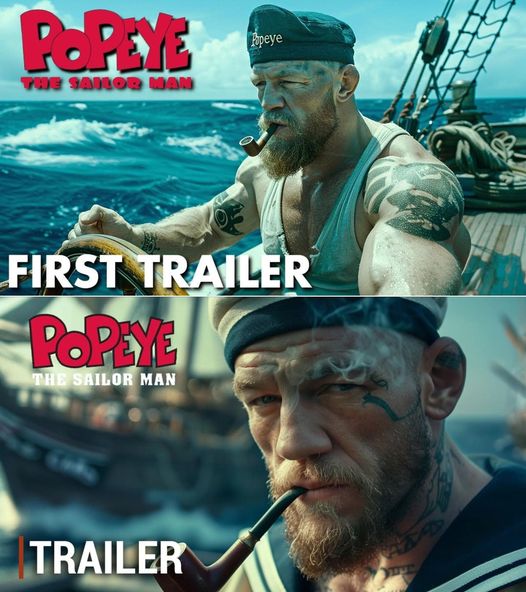The new version of Popeye, the movie🌊🚢 #connormcgregor #popeye
