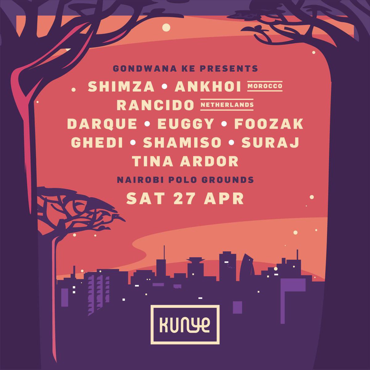 It’s @KunyeRecords week & we can’t keep calm! An adventure awaits! Weather concerns? Worry not, we’ve got you covered. Grab your passes here: kunye.hustlesasa.shop 💿: @Shimza01 @ankhoimusic @rancidomusic @DarqueCity @euggy_dj @FOOZAK_ @ShamisoRSA @surajkenya @TinaArdor