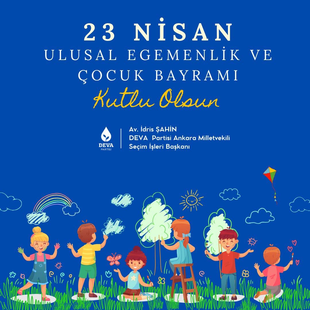 Özgürlüğün de, eşitliğin de, adaletin de dayanağı ulusal egemenliktir. Egemenlik kayıtsız, şartsız milletindir. Türkiye Büyük Millet Meclisi’nin açılışının 104. yılı ve 23 Nisan Ulusal Egemenlik ve Çocuk Bayramı kutlu olsun! 🇹🇷