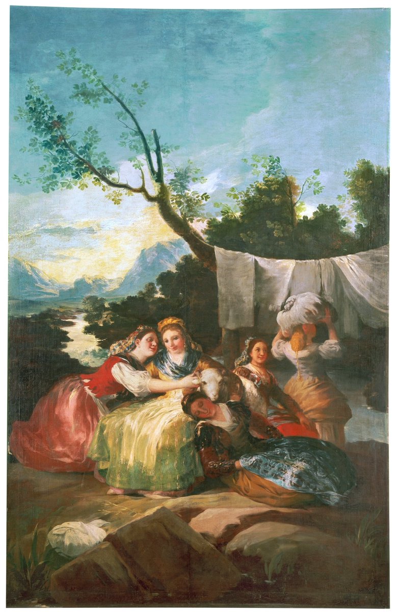 'Las lavanderas' del pintor Francisco de Goya.