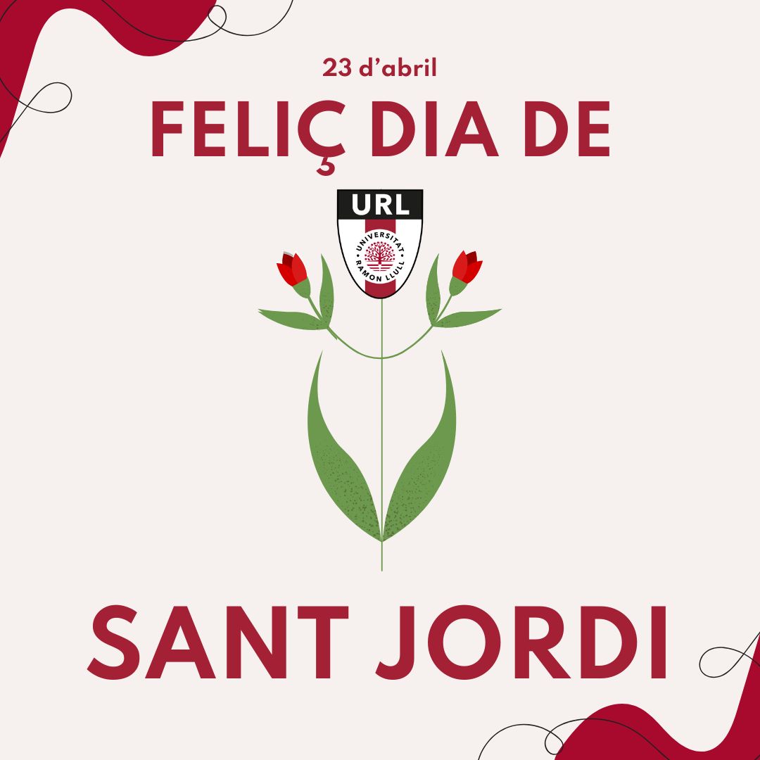 El Servei d'Esports de la #URL us desitja que passeu una bona diada de Sant Jordi!! 🌹🐲 #SantJordi2024
