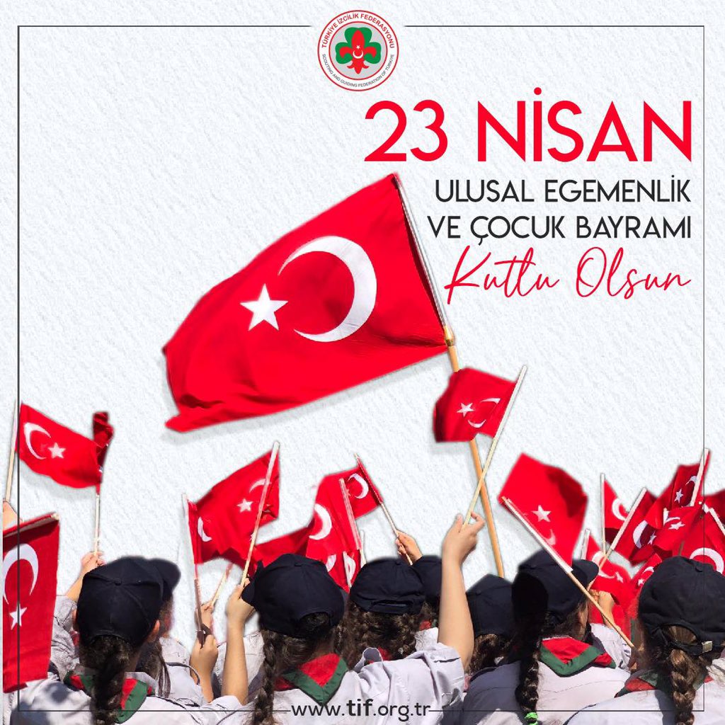 23 Nisan Ulusal Egemenlik ve Çocuk Bayramı kutlu olsun! 🇹🇷🎈