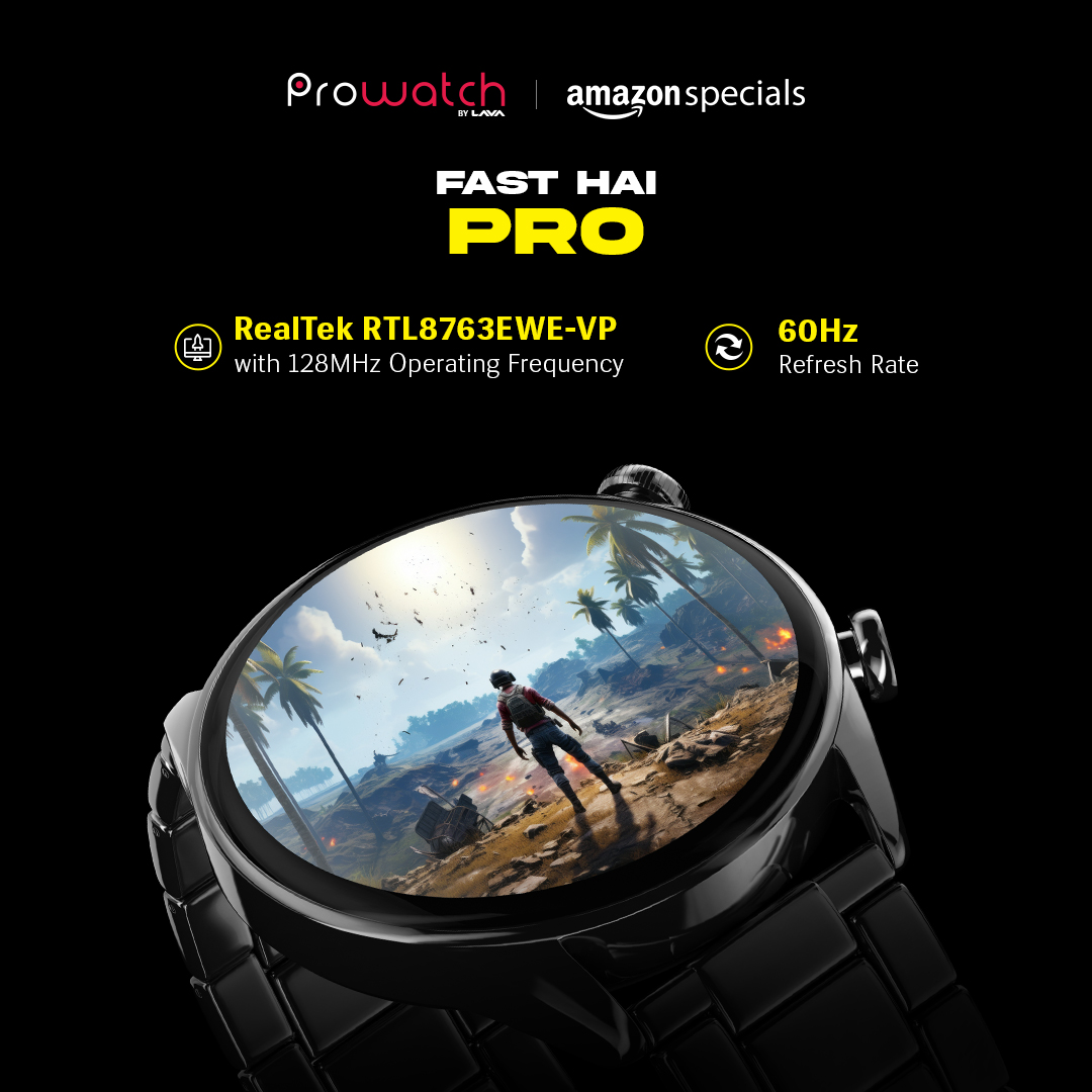 Prowatch comes with High Performance Realtek Chipset RTL8763EWE-VP and 60Hz Refresh Rate

#ToughHaiPro #ProWatch #Prozone