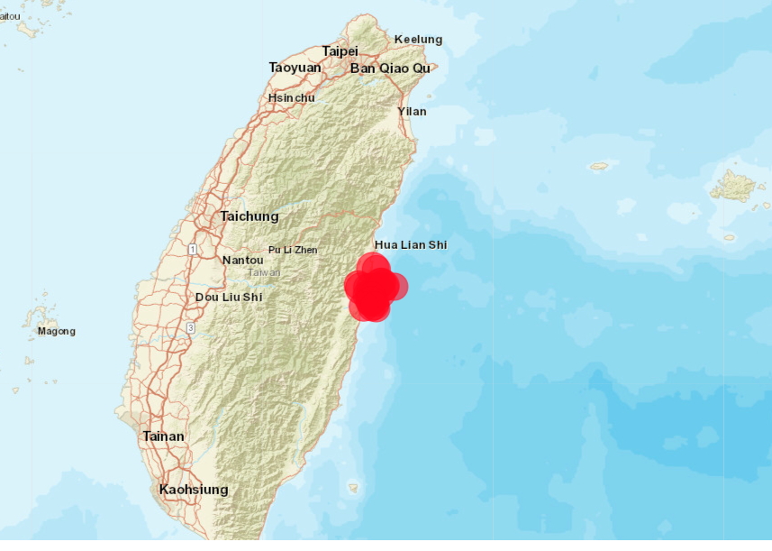 Merco5033's tweet photo. Taiwan'da son 24 saat içerisinde M 5.0 üzeri 24 adet deprem meydana geldi. Büyük bir deprem fırtınası gerçekleşiyor. https://t.co/m2FrPloCV7
