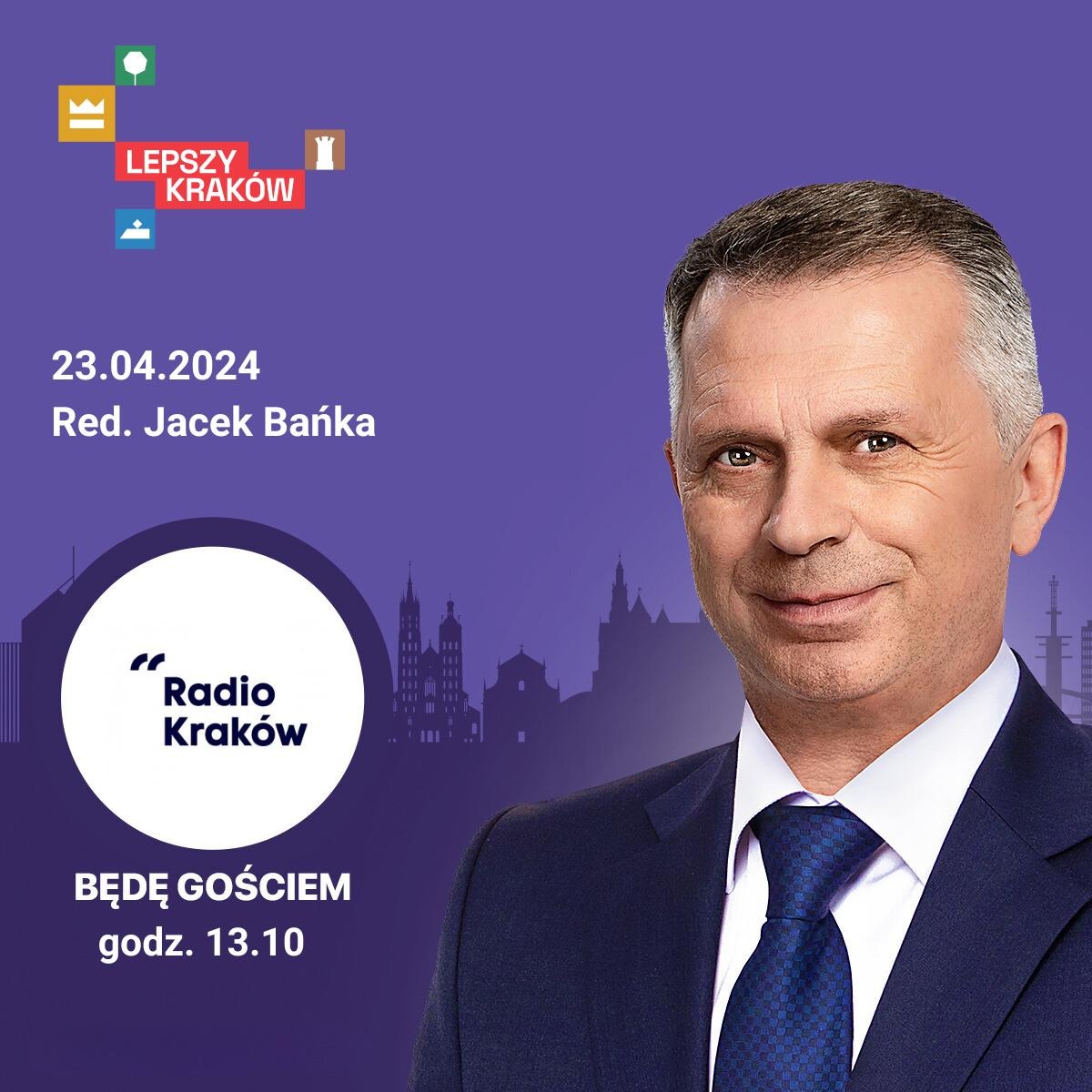 Zapraszam o godz. 13.10 na antenę @RadioKrakow Kraków. Z @j_banka porozmawiamy o Krakowie i zarządzaniu zmianą. #LepszyKraków