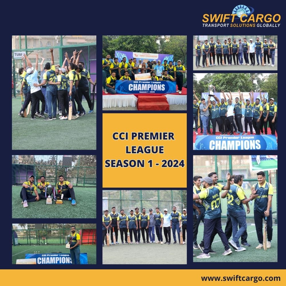 Winner of the CCI Premium League Season 1- 2024.

Man of the Tournament - Adhikari Tanmay 🏆

#swift #projectcargo #logistics #freightforwarding #freightforwarders #shippers #containershipping #transportation #winner #matchday