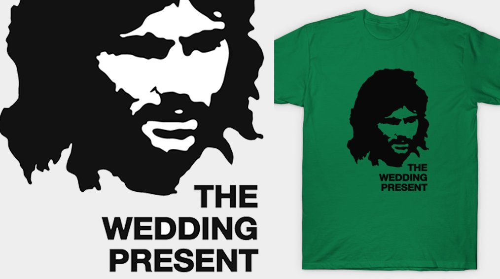 The Wedding Present TEEPUBLIC: bit.ly/2RJZIBV #theweddingpresent #georgebest #manchesterutd #bizarro #C86