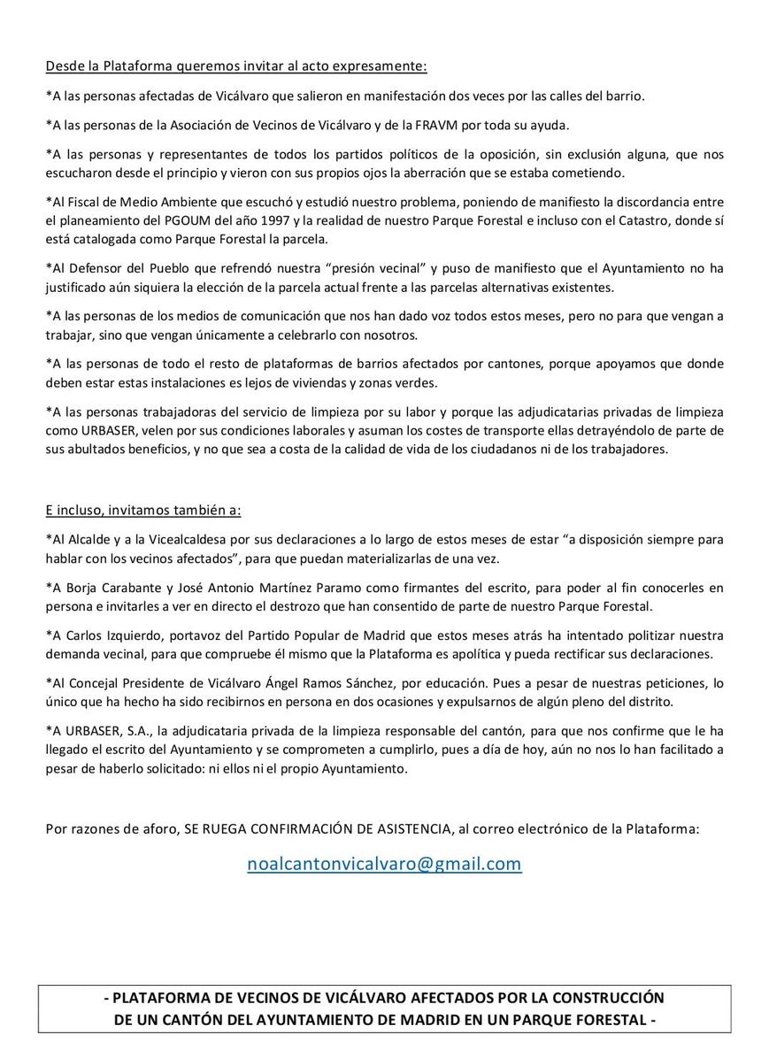 NOCantonVicalv's tweet photo. Mañana celebramos la victoria vecinal conseguida con el cambio de uso que el Ayunt @MADRID no ha tenido más remedio que hacer debido a la demanda ciudadana de estos meses!! Será un acto sencillo pero muy significativo por su carácter PLURAL, TOLERANTE e INTEGRADOR! OS ESPERAMOS!! https://t.co/iOIsOUrp8R