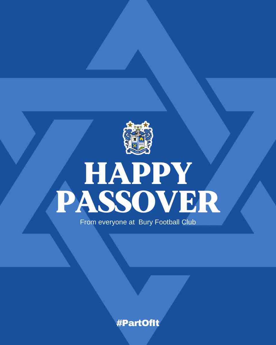 Happy #Passover to all our fans celebrating! Chag Sameach 💙