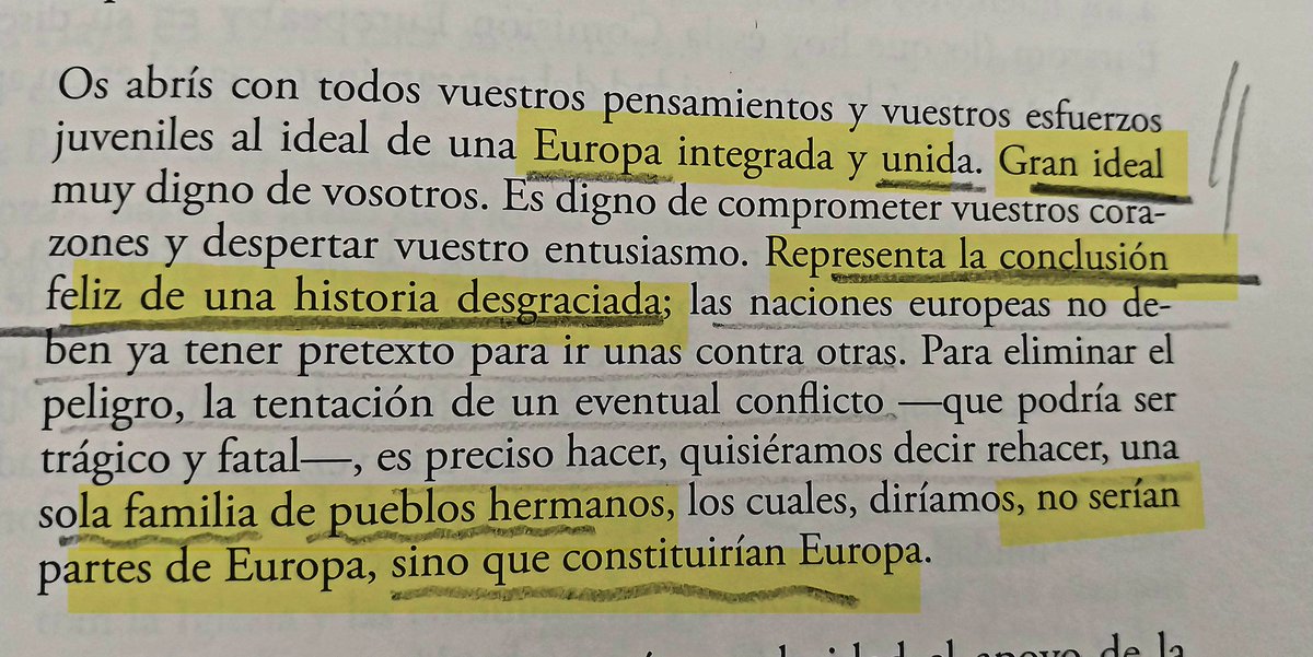 Hoy, un debate sobre Europa en la @fpablovi. Aquí, el programa y unas palabras de Pablo VI, en 1964, sobre la unidad europea: 'La conclusión feliz de una historia desgraciada'. fpablovi.org/inscripciones-…