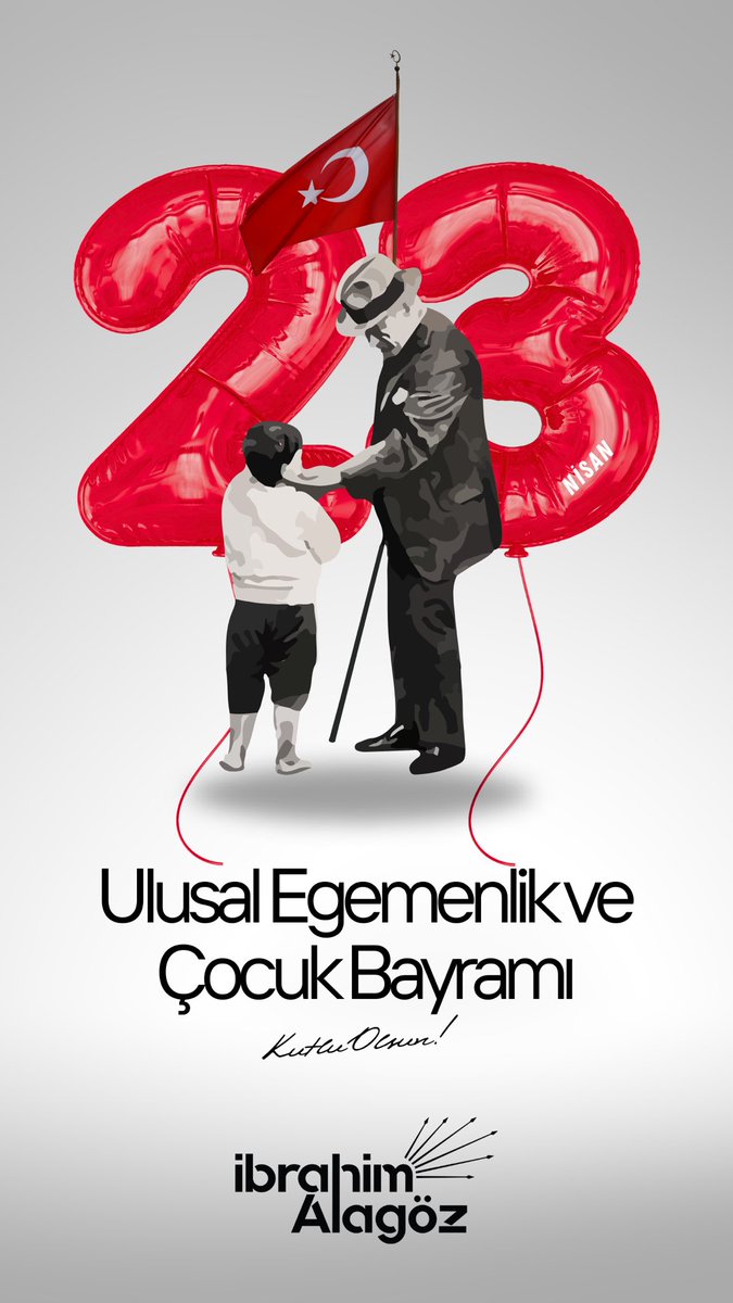Mustafa Kemal Atatürk’ün çocuklara armağan ettiği 23 Nisan Ulusal Egemenlik ve Çocuk Bayramı kutlu olsun🇹🇷