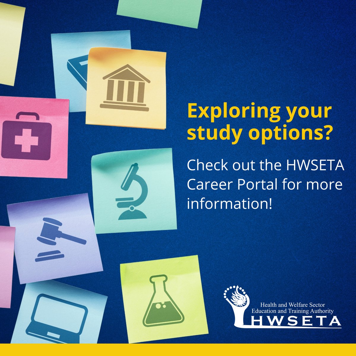 HWSETA_SA's tweet image. Exploring your study options? Whether you're considering university or TVET colleges, HWSETA has you covered! Check out the HWSETA Career Portal for more information hw-careers.co.za 

#StudyOptions #University #TVETColleges #HWSETA