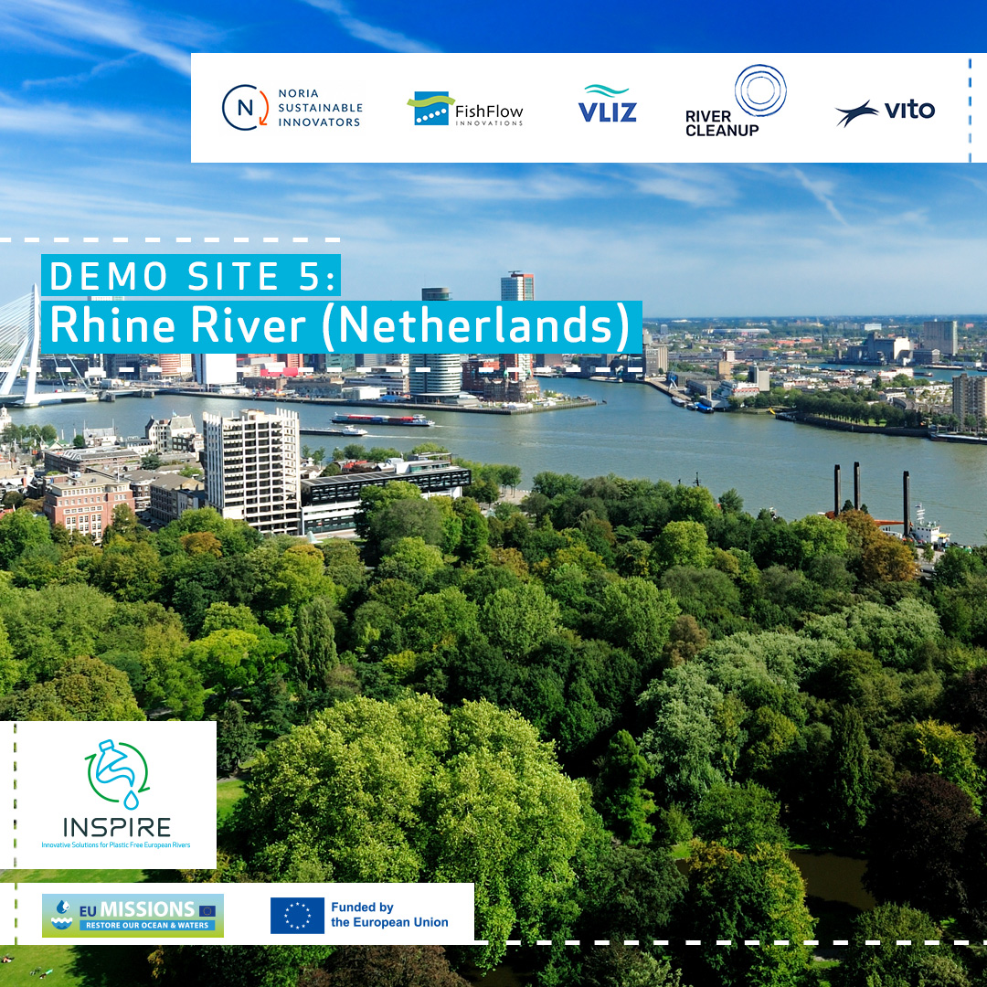 5/8 🌊 Rhine River 🌊 2nd-longest river in Central & W-Europe, spanning 6 countries before reaching the North Sea. 🎯 detect & collect litter in 2 action areas 🇳🇱: 📍 Rotterdam city/port 📍 Evides Kralingen drinking water treatment plant How? Check⤵️ inspire-europe.org/locations