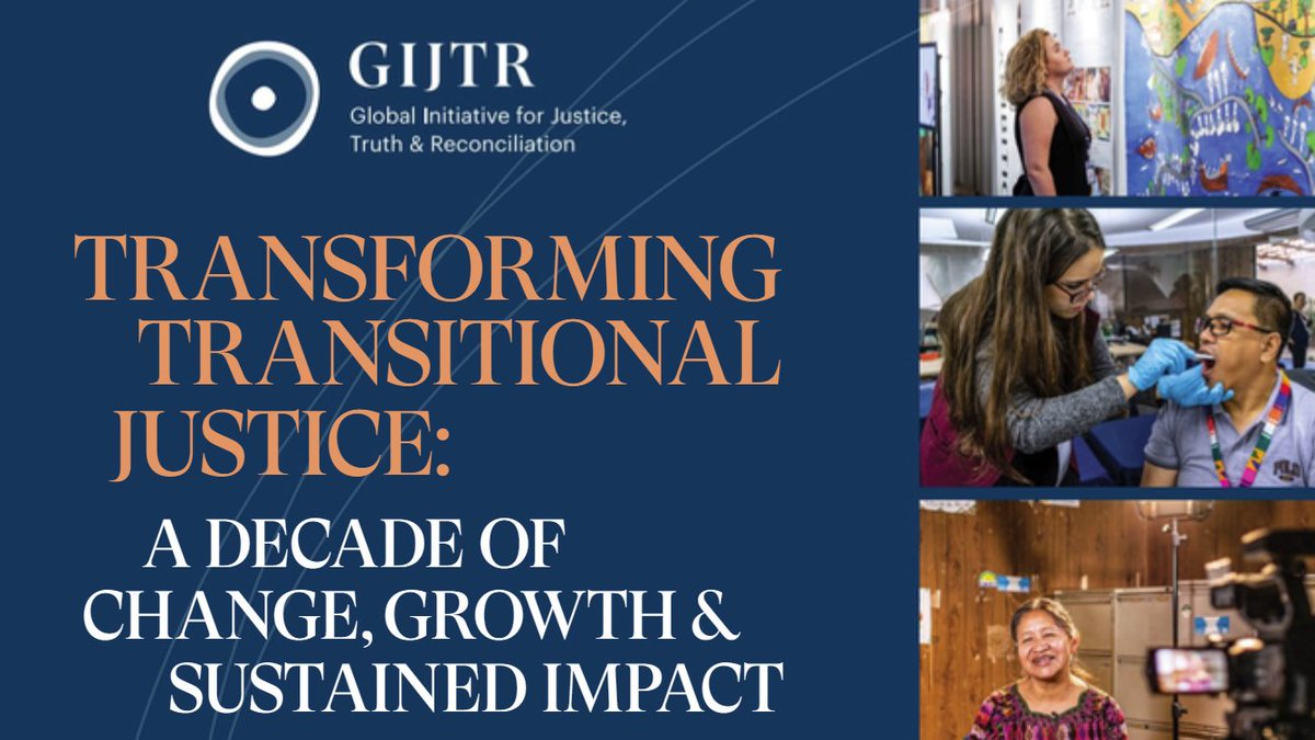 @GIJTR, founded by GAAMAC Partner @sitesconscience, celebrated its tenth anniversary last month! Read their impact report on transforming #TransitionalJustice here:
ow.ly/4EbN50RiMPP