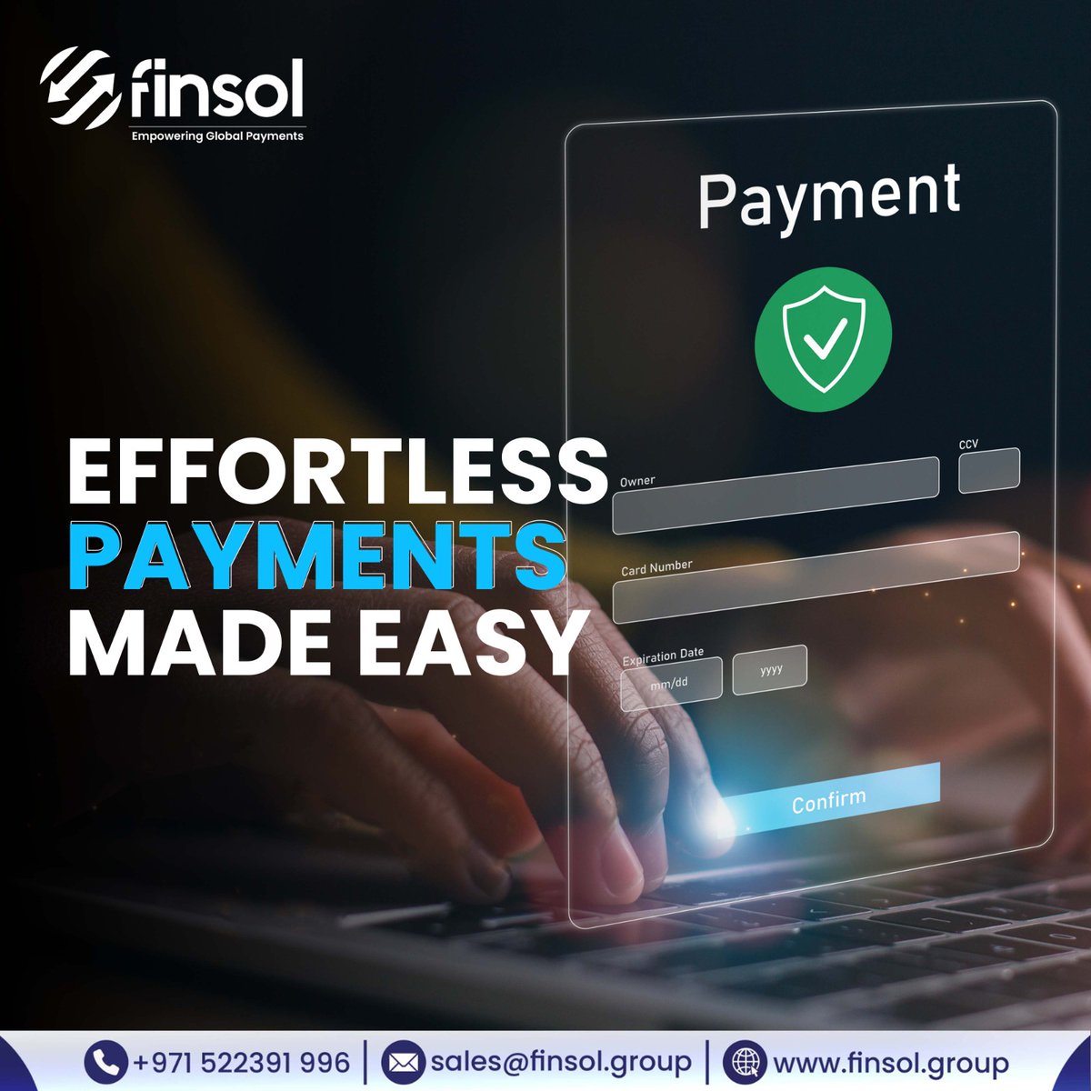 Forget checkout friction! Finsol makes B2B payments effortless. Secure, seamless transactions. Free your business to focus on what matters.
To Know More - finsol.group
.
.
.
#finsol #finsolgroup #finsolgroupllc #paymentsolution #paymentgateway #payouts #payin