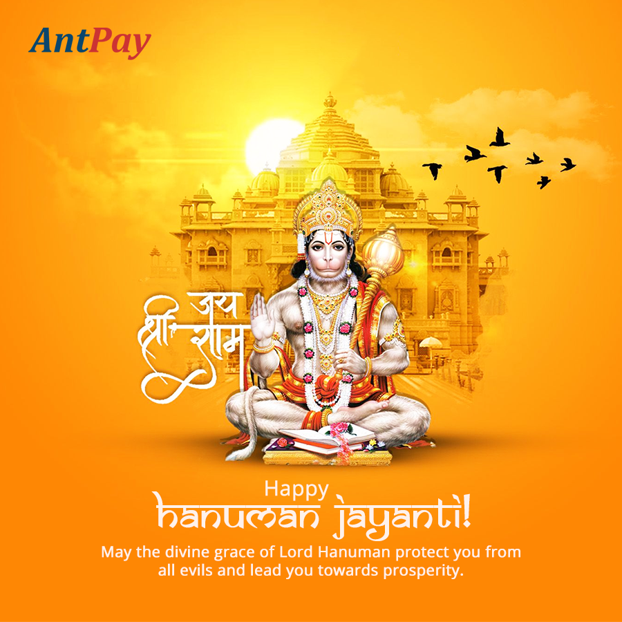AntworksMoney's tweet photo. May the divine grace of Lord Hanuman protect you from all evils and lead you towards prosperity. Happy Hanuman Jayanti!
#antpay #hanumanjayanti #jaihanuman #rambhakt #lordhanuman https://t.co/SDTaVRwI6L