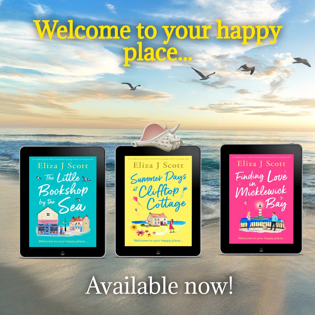 ❤️🐚🌊My @RNAtweets #TuesNews is that it's just over a week until publication day for the first three books in the Welcome to Micklewick Bay series! 💕Welcome to your happy place! Pre-order links: 🇬🇧 amazon.co.uk/-/e/B07DMQWPMH 🇺🇸 amazon.com/-/e/B07DMQWPMH #NewBooks #romanticfiction
