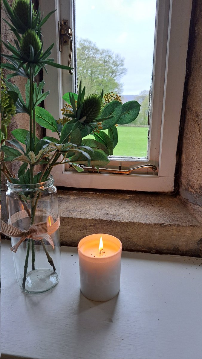 I work from home So why have I never thought to make my working environment relaxing...? Self care isn't about the candle or flowers, It's about taking a moment to think of them.