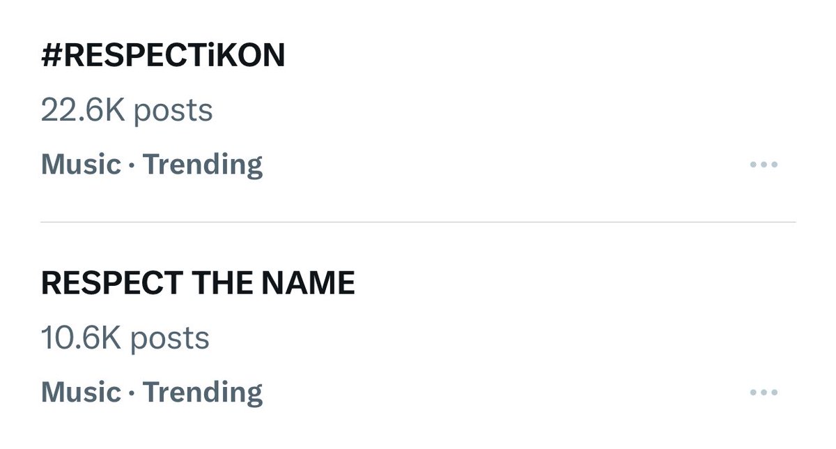 RESPECT THE NAME #RESPECTiKON @HYBEOFFICIALtwt 😇😇😇