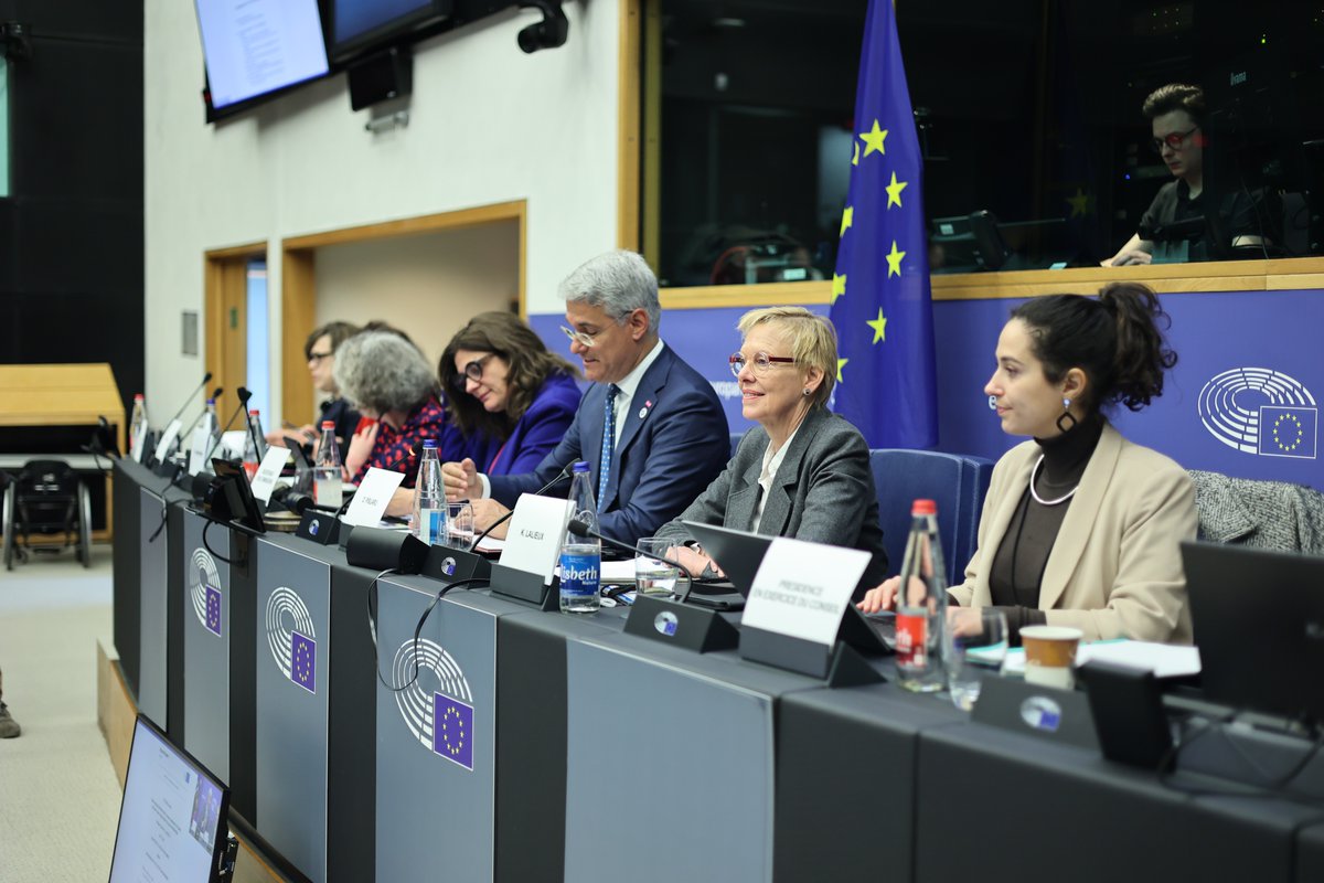 🇧🇪🇪🇺En tant que représentante de @EU2024BE , j'ai rappelé ce matin, lors d'une trilatérale avec <a href="/EU_Commission/">European Commission</a> et <a href="/Europarl_EN/">European Parliament</a> , l'importance d'une politique et d'actions ambitieuses pour l'inclusion des personnes #handicap au sein de l'Union européenne.