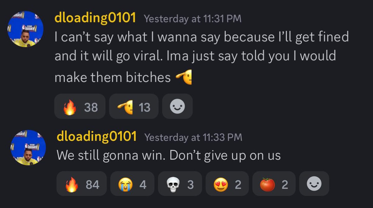LakeShowYo's tweet image. D’Angelo Russell in his discord 👀