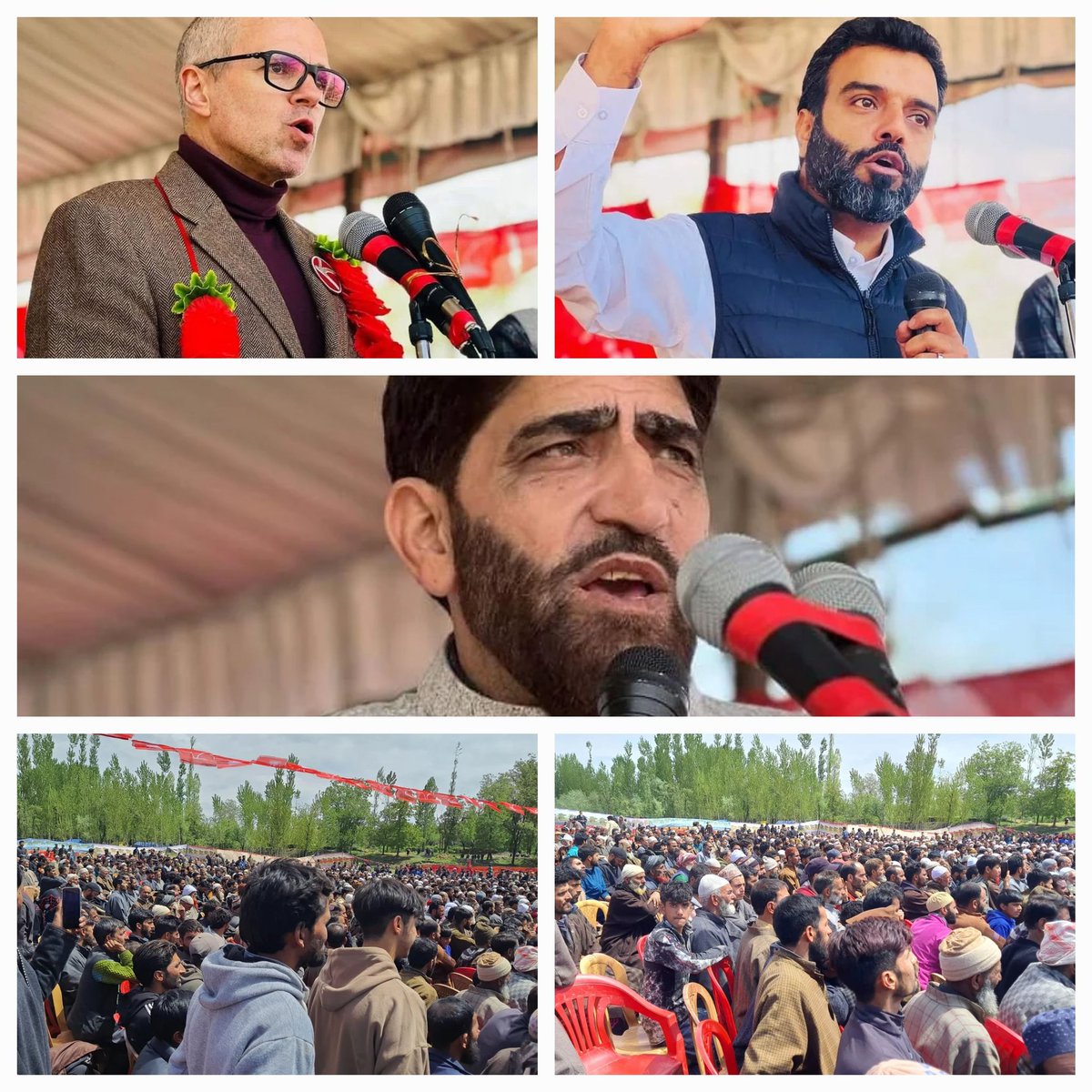 Few more visuals of successful public gathering in Deri Muran, Rajpora Pulwama.

#KashmirKiShaan
#EikNishaan
#HalHieHalHai
#NationalConference 
#ParliamentElection2024