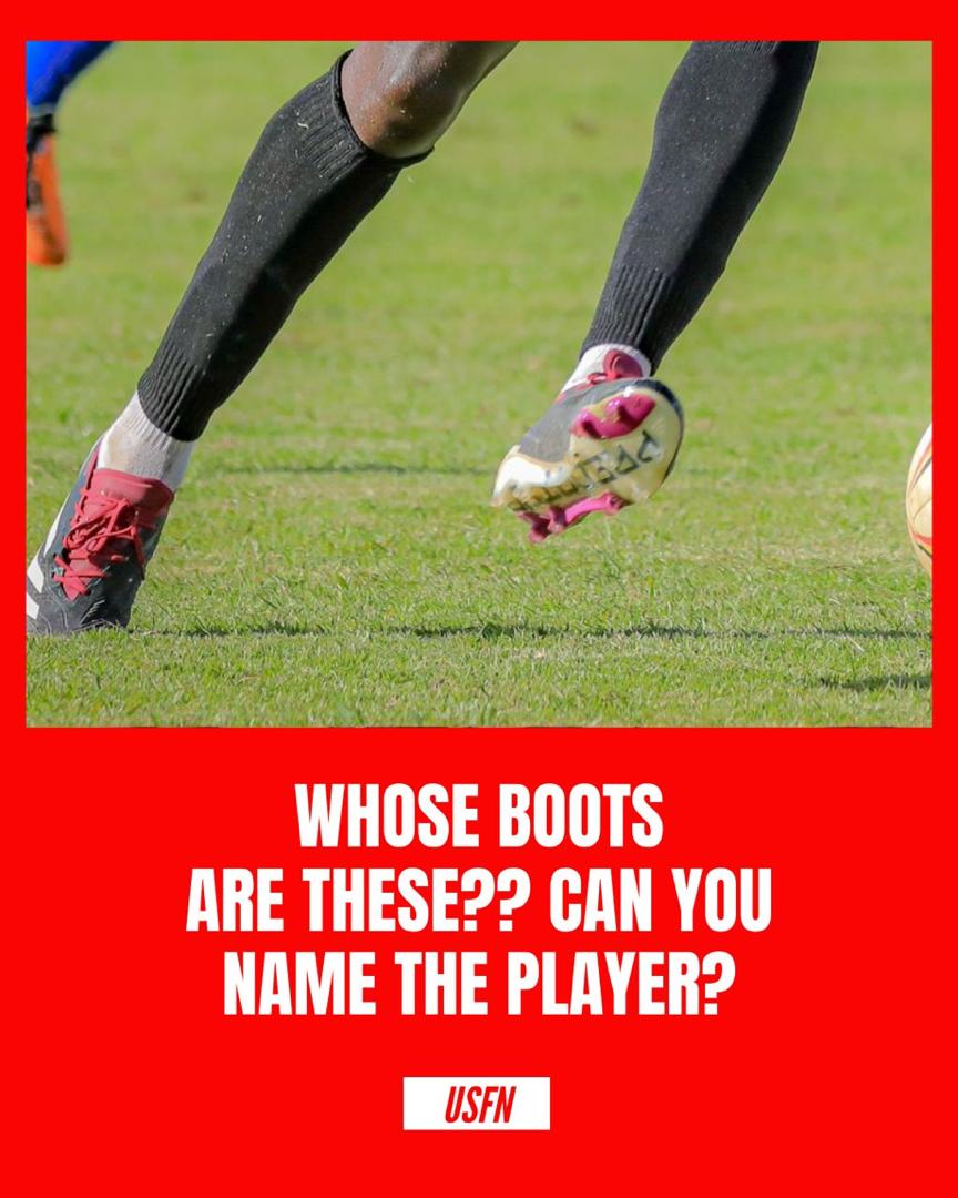 Guess the player by his playing boots

📸Courtesy
#USFN | #ForTheFans