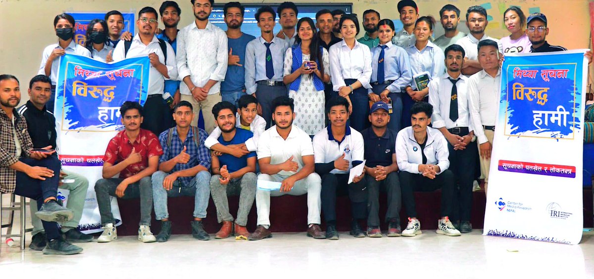 Misinformation and democracy

In today's era of technology, misinformation has taken the society on a negative path, it is necessary to work together to reduce it.
We have completed a workshop on  misinformation organized by IRI.