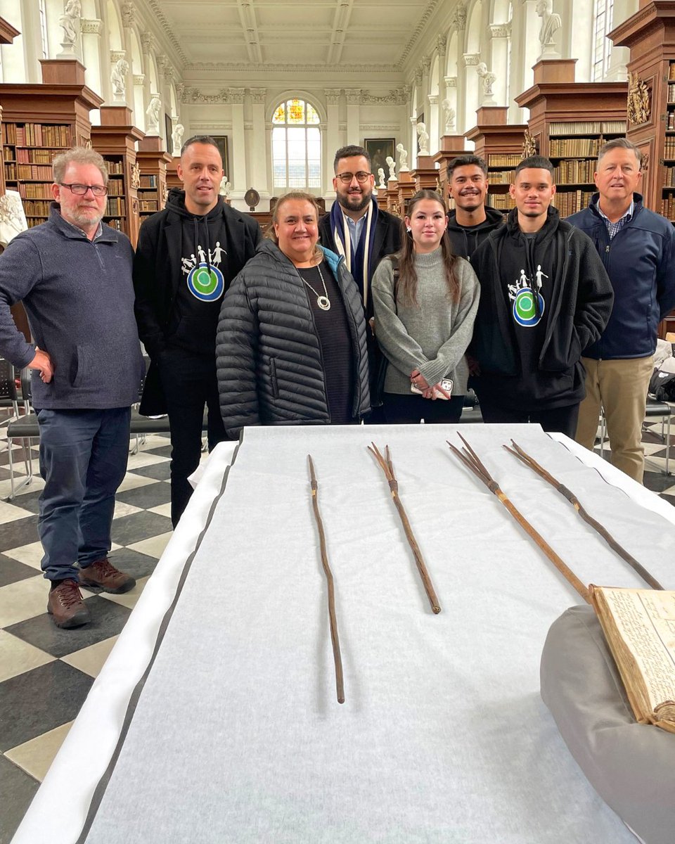 La Perouse Aboriginal community has been reunited with four spears taken by James Cook in 1770 from Kamay (Botany Bay).

The spears are being permanently returned to Country after 254 years. We're honoured to assist the community with their long-term care.
bit.ly/3UtvuAX