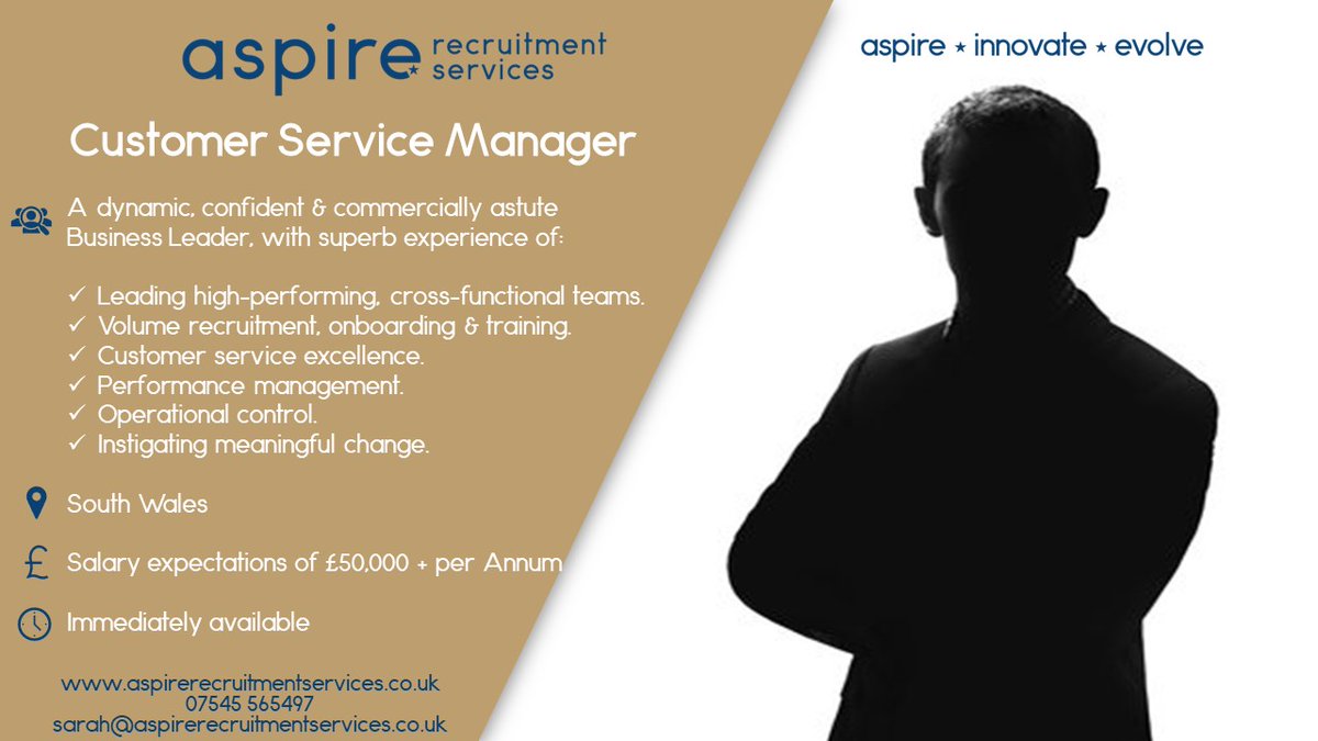 ⭐#TuesdaysTalent⭐ Every week, @AspireRecServ shines a spotlight on the incredible new #talent, entering the market💡. For anyone seeking the expertise of an authentic #BusinessLeader who has amassed a wealth of transferrable skills, check out this #candidate! 👇