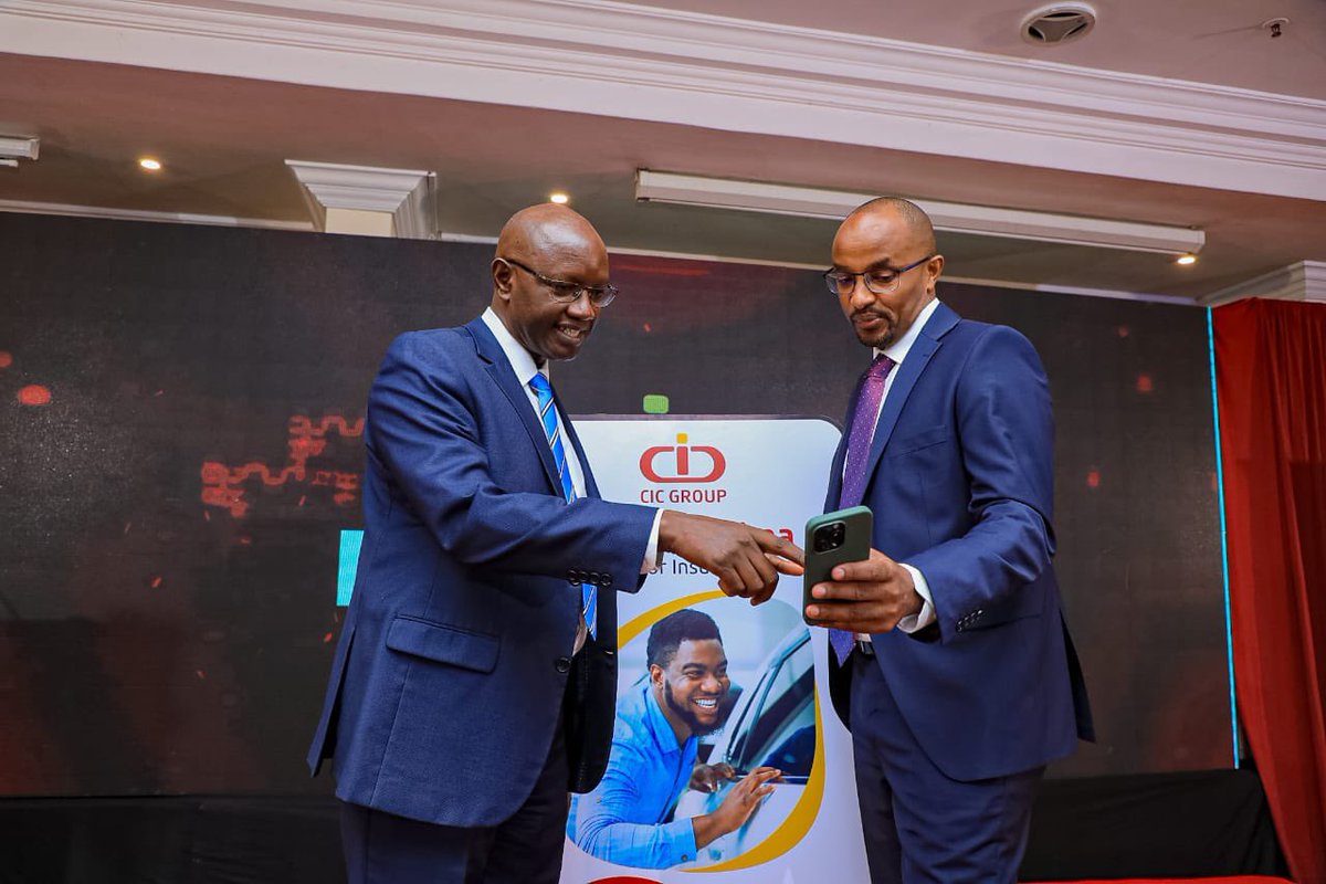 CIC Group CEO Mr. Patrick Nyaga (left) and Managing Director General Business Mr. Fred Ruoro (right) during today’s launch of our latest digital monthly motor insurance cover, EayBima. You no longer have to stress over paying hefty upfront car insurance premiums annually. With…