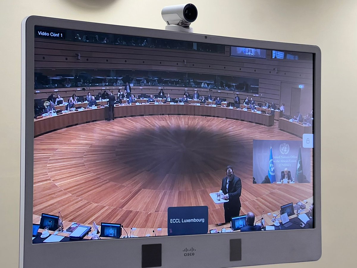 I was honoured to brief EU Foreign Affairs Council chaired by @JosepBorrellF . I appreciated the generosity of EU & its Member States through their pledges for Sudan & neighbouring countries in the Paris Conference. Time is now for breakthrough in the peace-making process.