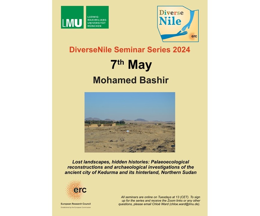 The ancient city of Kedurma and its hinterland: do not miss the DiverseNile Seminar by Mohamed Bashir on May 7 #Sudan #archaeology #urbanism #landscape #ThirdCataract sudansurvey.gwi.uni-muenchen.de/index.php/2024…