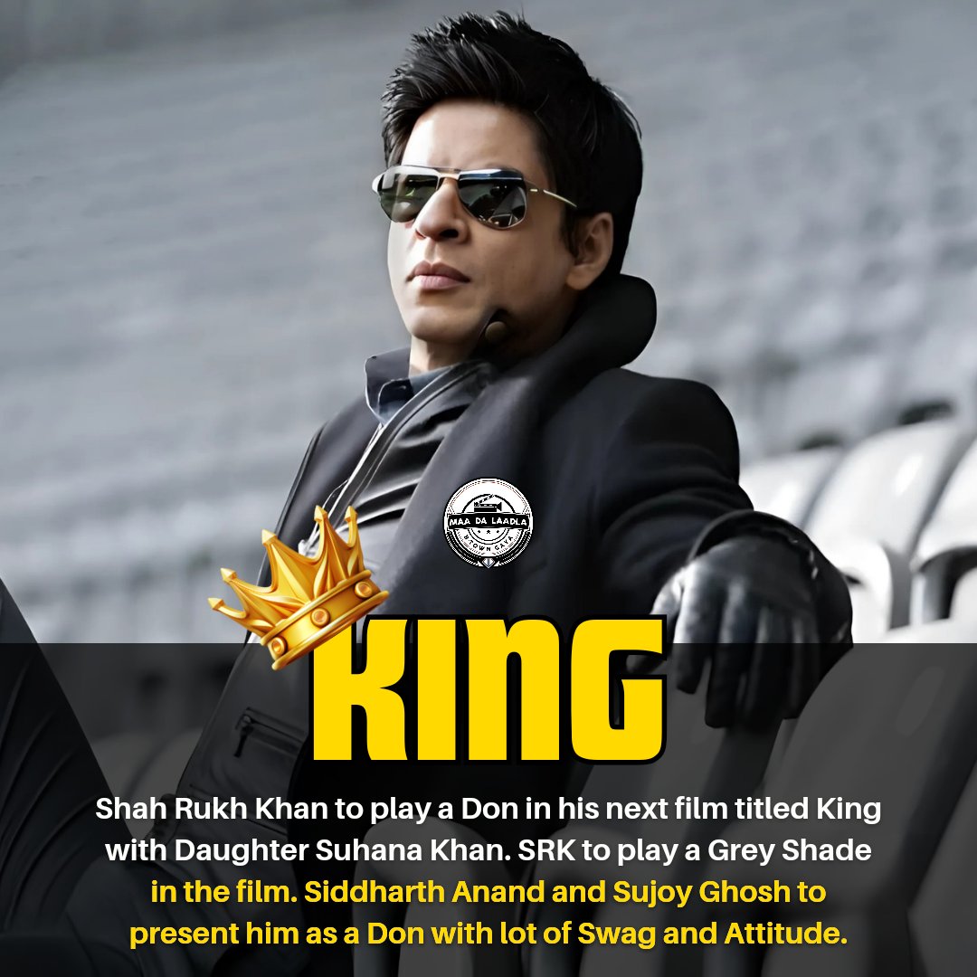 Don't call me Sir... Call me #King! 👑😎🔥 #ShahRukhKhan 

#SuhanaKhan #SujoyGhosh #SiddharthAnand