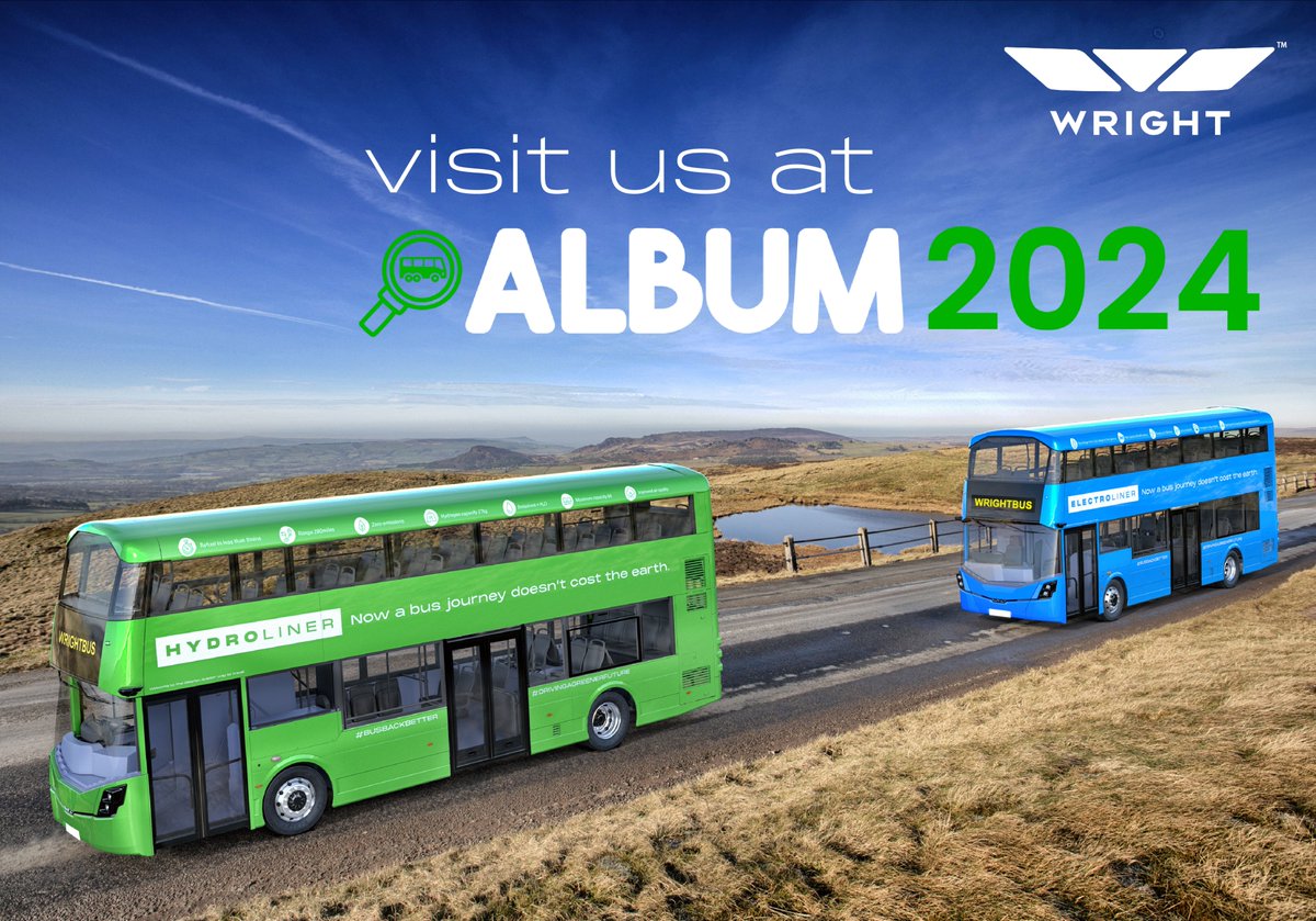 We are looking forward to a packed two days @albumbus #AlbumConference2024. Visit the @Wright_bus and #AllServiceOne stand to talk to our expert team #Wrightbus #DrivingAGreenerFuture #AllServiceOne #AlbumConference #Decarbonisation #FleetSupport #PublicTransport