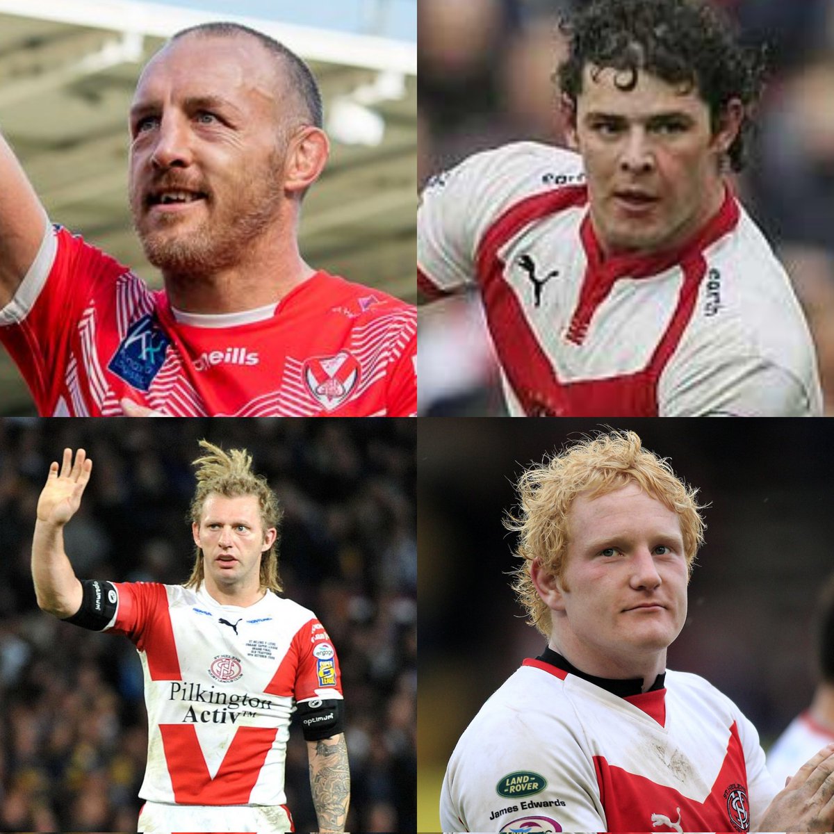 Happy St. George's Day to all! 🏴󠁧󠁢󠁥󠁮󠁧󠁿 Below are the 6 English Saints who have won the (now) Steve Prescott Man of Steel award whilst wearing the Redvee. But, in your opinion, who's the best English Saint who HASN'T received that accolade since it was founded in 1977? Let us know!