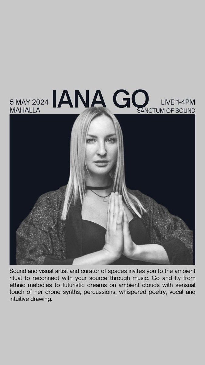 mergrim's tweet photo. Doron and Iana founded “Jam Grus”, and I will be joining them on modular synth. This collective will perform at @mahallaberlin on May 5th from 1 to 4 PM. I'm truly excited to embark on this three-hour journey with amazing members. I hope you will join us on this adventure too. https://t.co/1zeDVYF7n2