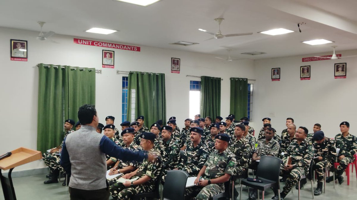 WCCB officials delivered #lecture on “Wildlife crime in North East and identification of #wildlife” in a workshop organized by 27th Bn #SSB Howly, #Assam on 27-03-2024. 45 persons from the rank of constable to assistant commandant attended the program.