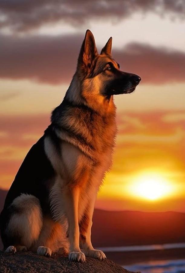 Enjoying the sunset
U love German shepherd❤️please follow.......
#GERMANSHEPHERD #gsd