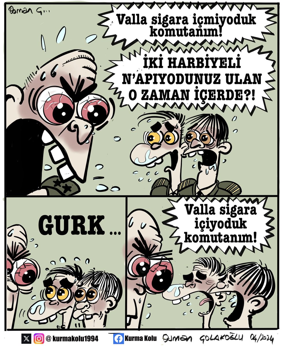 Günaydın değerli arkadaşlar.. Atatürk’ün hediyesi olan bu güzel 23 Nisan sabahında biz de gençliğimize, çocukluğumuza dönelim.. Yalnız bu arada ne çileler çekmiş ve travmalar yaşamışız be!!Buyrun hikayeyi okuyun da görün.😬😬🦦🗿🦥 #askerimizah #militarycomics #militarylife #tsk