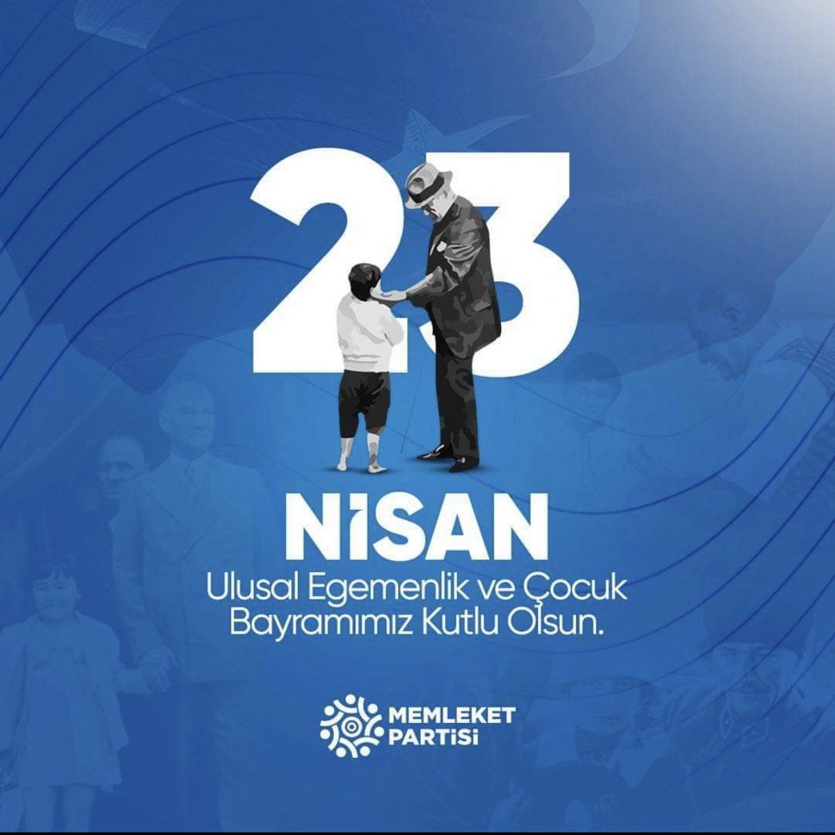 Türkiye Büyük Millet Meclisinin açılışının 104. yılı ve 23 Nisan 1924’ten bu yana bayram olarak kutladığımız, 23 Nisan 1929’dan bu yana da adı bugün ki halini alan Ulusal Egemenlik ve Çocuk Bayramımız kutlu olsun. Geleceğimizsiniz. 🧿🇹🇷 @vekilince @MemleketimParti #23Nisan1920
