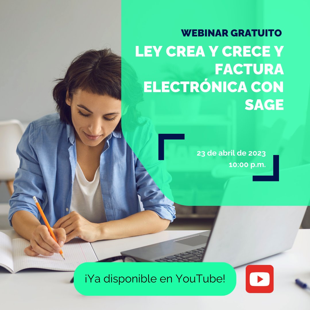 ¡Atención empresarios! Expertos en transformación digital, hablaron de plazos de obligatoriedad, digitalización de la factura y ventajas de optimizar las relaciones digitales con el entorno de negocio. Accede aquí: youtu.be/LNBoqyEaANA?si… #LeyCreayCrece #FacturaElectrónica #Sage