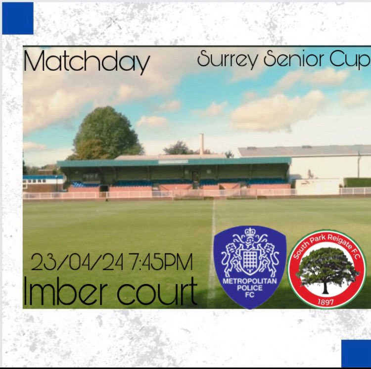 The first of two Semi finals 💪
MATCHDAY VS @South_ParkFC 
🏆 @surreyfa